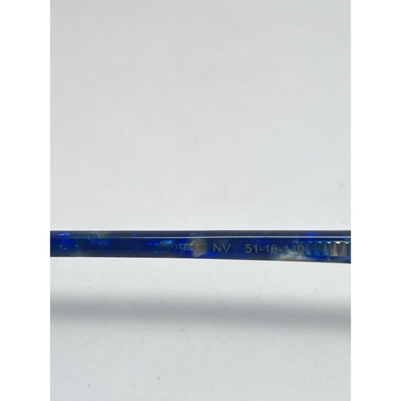 VERA WANG V911 Dark Navy Blue Matte/Tortoise Eyeglasses Frames Only 51-16-140 - Picture 4 of 6